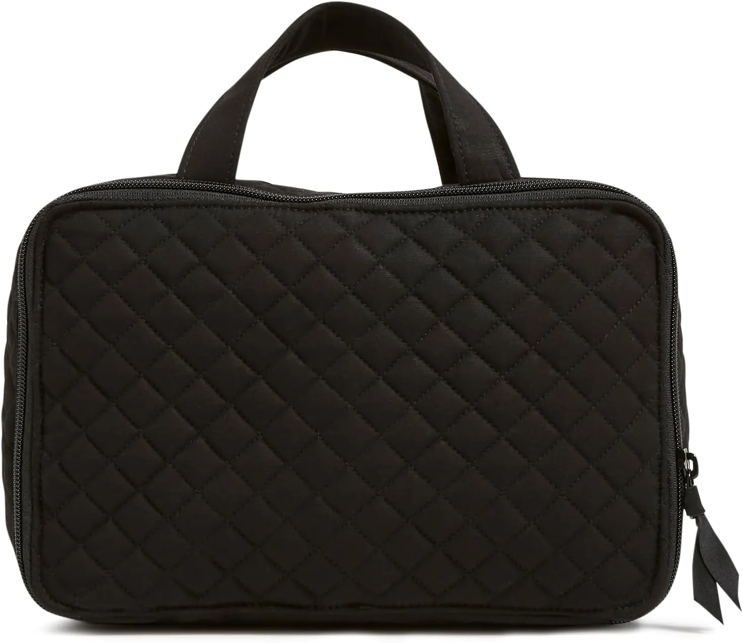 Vera Bradley Cotton Ultimate Travel Makeup Organizer Case, Black