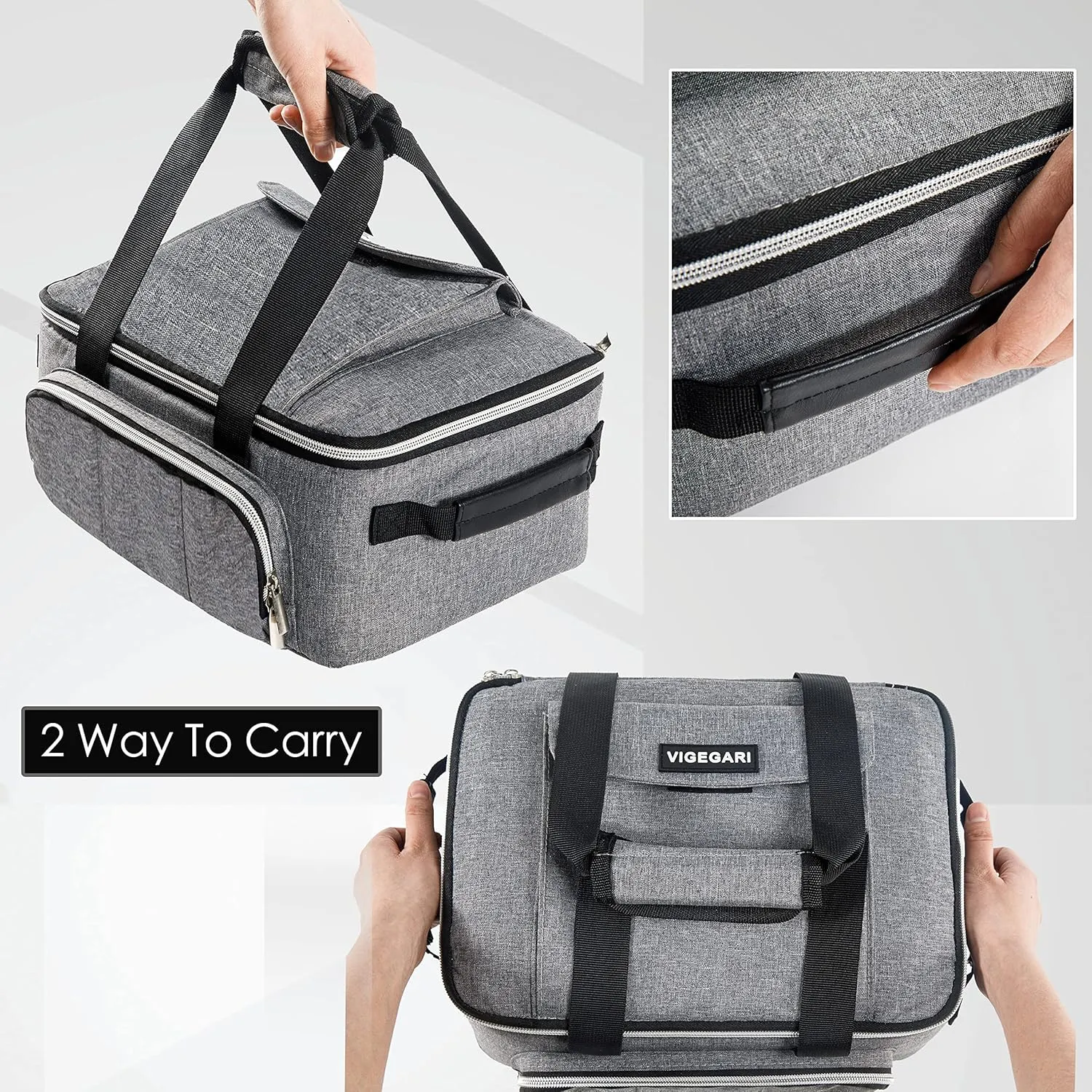 VIGEGARI Carrying Case Compatible with Cricut Joy, Easy Press Mini, Carrying Bag with Pockets for Cri cut Accessories, Cri cut Case