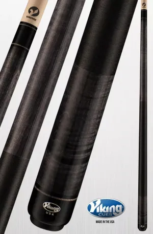 Viking Kayano KY0111 Pool Cue | Smoke Stain Curly Maple, Irish Linen Wrap | Upgraded ViKORE Low Deflection Shaft | Made in USA