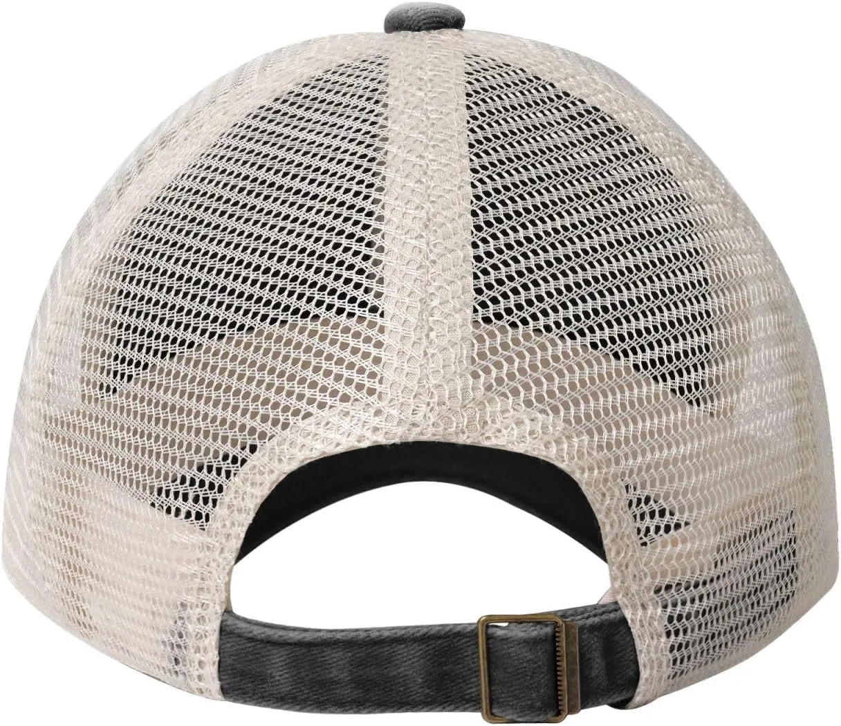 Viking Norse Wolf Raven Rune Outdoor Adjustable Washed Denim Mesh Hat Denim Baseball Cap Cowboy Hat