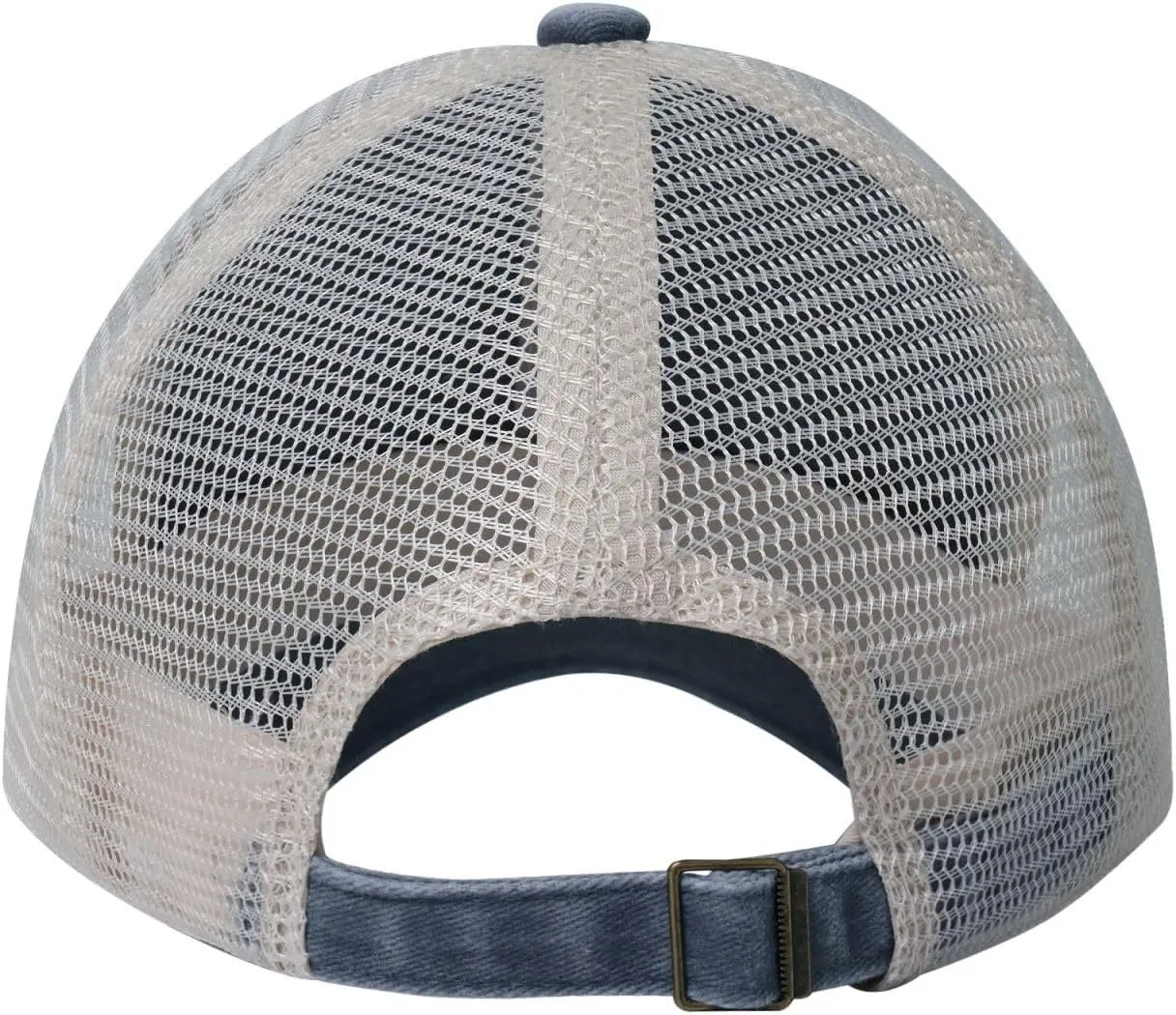Viking Norse Wolf Raven Rune Outdoor Adjustable Washed Denim Mesh Hat Denim Baseball Cap Cowboy Hat