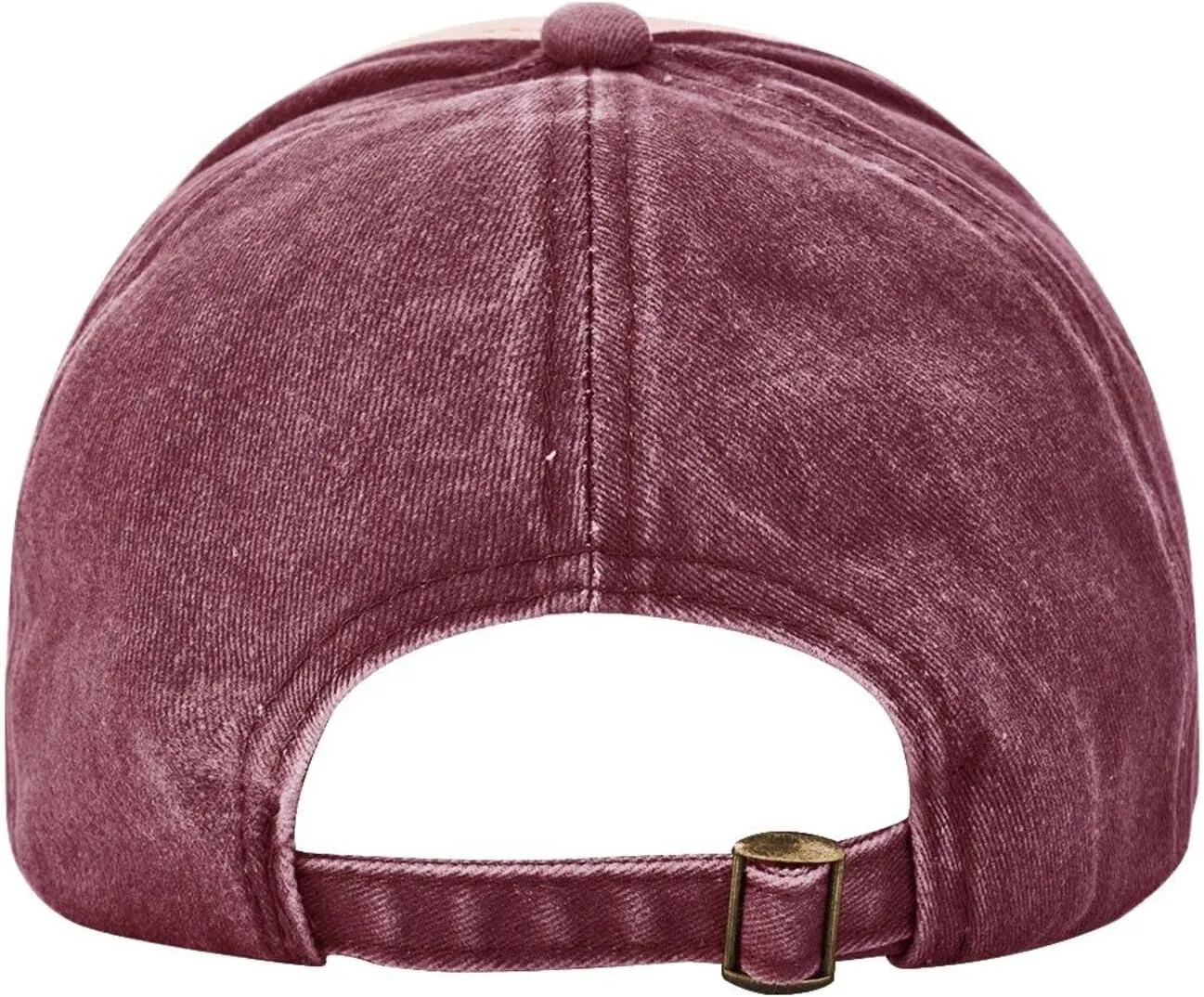 Viking Norse Wolf Raven,Denim Baseball Caps - Vintage Trucker Hats Dark Red