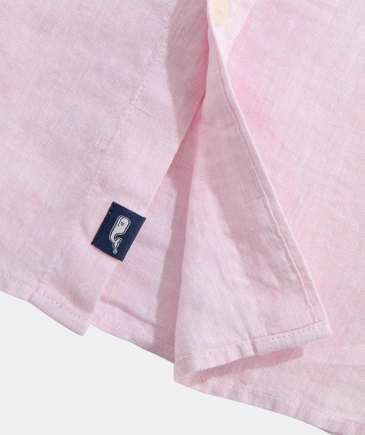 vineyard vines Men's Linen Surfside Solid Shirt