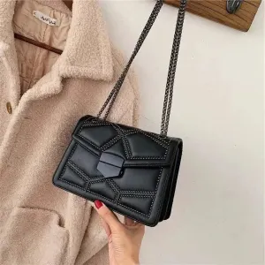 Vintage Rivet Chain Shoulder Bag