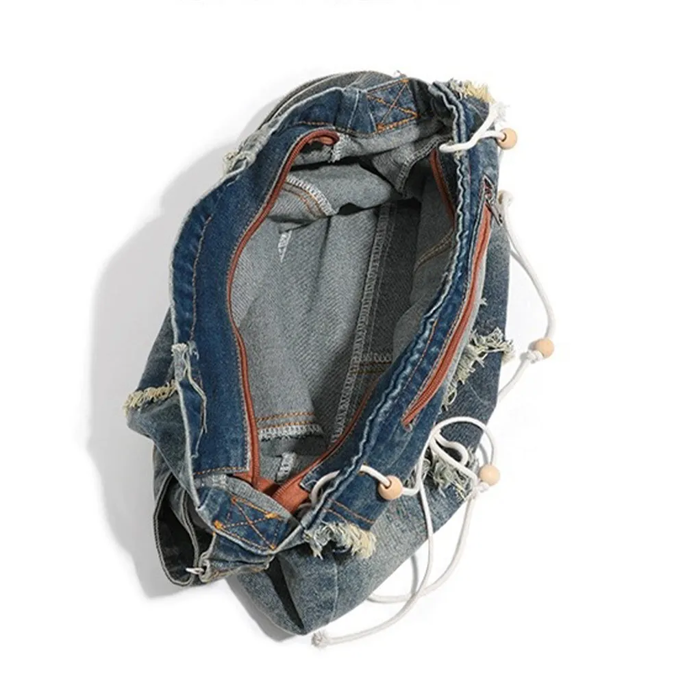 Vintage Washed Denim Crossbody
