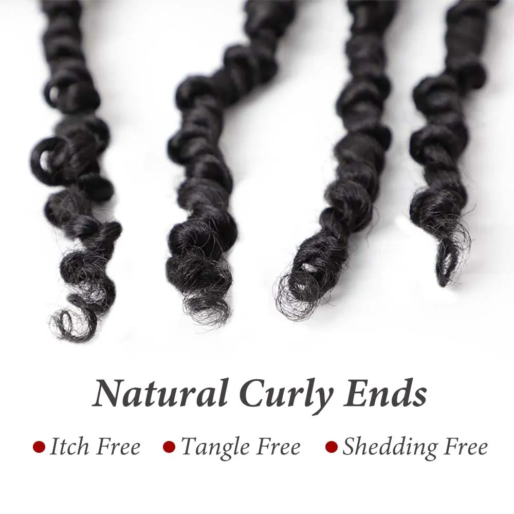 VIOLET Passion Twist Crochet Hair 6 Inch 9 Packs Natural Black Passion Twist Hair Short Twist Hair Prelooped Crochet Hair for Black Women（1B，6 Inch，9 Packs）