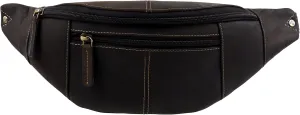 Visconti Leather Mens Hunter Range Fanny Pack - Oil Brown