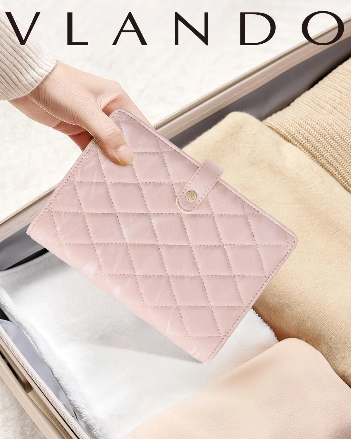Vlando Jewelry Box for Girls Women,Travel Jewelry Case Organizer,Display Portability Jewelry Storage Bag for Gem Diamond Necklaces Rings Earrings Bracelets Punk
