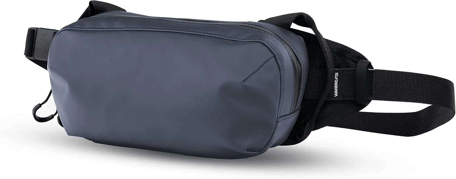 WANDRD All-New D1 Fanny Pack - Crossbody Carry Bag for Hiking, Traveling, Festivals, Sports, and More - Weather-Resistant for Phones, Wallets, Keys, and Camera (Aegean Blue)