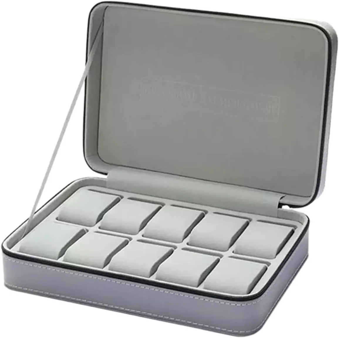 Watch Box Watch Storage Box Watch Display Box 10 Grid Watch Organizers, Large Capacity Jewelry Collection Box watch storage box