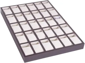 Watch Box with 30 Compartments Watch Display for Personal Use Shop Display and Home Decor