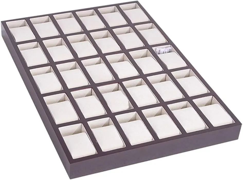 Watch Box with 30 Compartments Watch Display for Personal Use Shop Display and Home Decor
