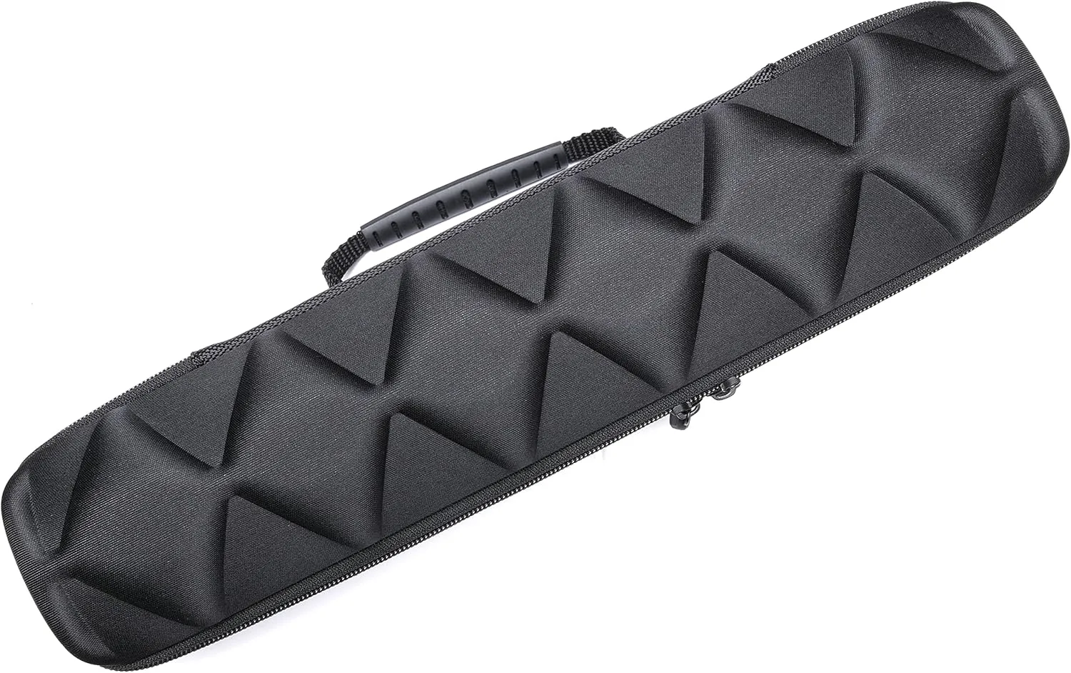 Watch roll travel case organizer for 6 watches, Storage Organizer and Display with innovative watch pillow, fit large up to 60mm faced watches (Black, 6 Slot)