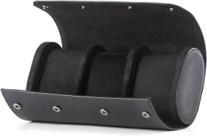 Watch Storage Box Portable Travel Multi-Position Watch Storage Bag Mechanical Watch Packaging Box Watch Bag(3 Slots)