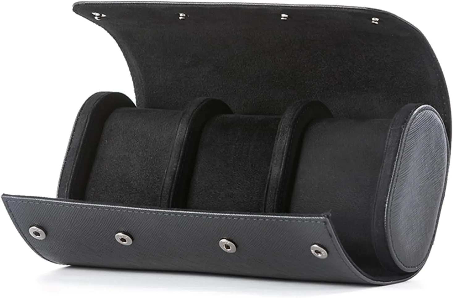 Watch Storage Box Portable Travel Multi-Position Watch Storage Bag Mechanical Watch Packaging Box Watch Bag(3 Slots)