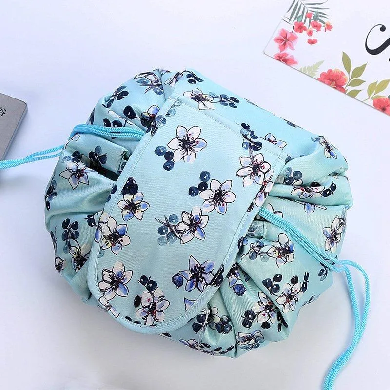 Waterproof Travel Holder Toiletry Storage Pouch Drawstring Cosmetic Bag Organizer