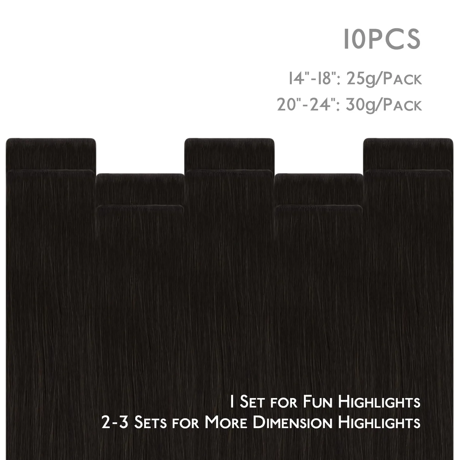 WENNALIFE Invisi Edge Tape in Hair Extensions Human Hair, 16 Inch 25g 10pcs Dark Brown Invisible Luxury Remy Hair Extensions Natural Seamless Injected Tape Ins Straight Extensiones De Cabello Humano