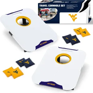 Wild Sports NCAA Pro Football All-Weather Cornhole Set - Travel Bean Bag Toss Set Includes 8 Bean Bags