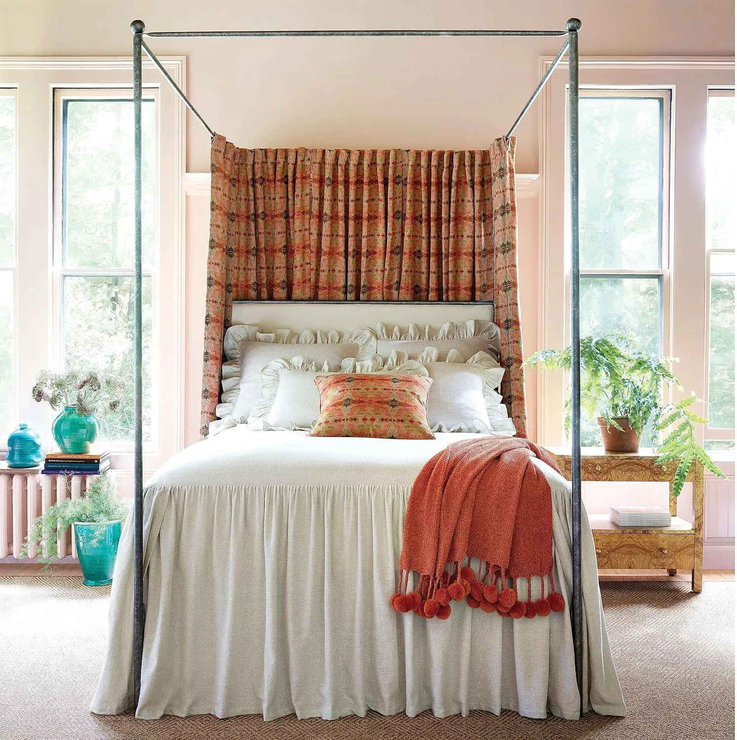 Wilton Natural Bedspread, King Size, Neutral Solid Pattern