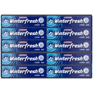 Winterfresh Wrigley's Chewing Gum Bulk Pack, 5 Sticks Per Pack (Pack of 40)