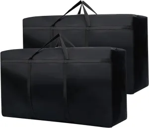 WITERY 2 Pack 180L Large Storage Bags - Big Moving Bags Heavy Duty with Zippers & Handles, Alternative to Moving Boxes and 39Inch Storage Tote for Space Saving, Travel, Clothes, Blankets, Pillows