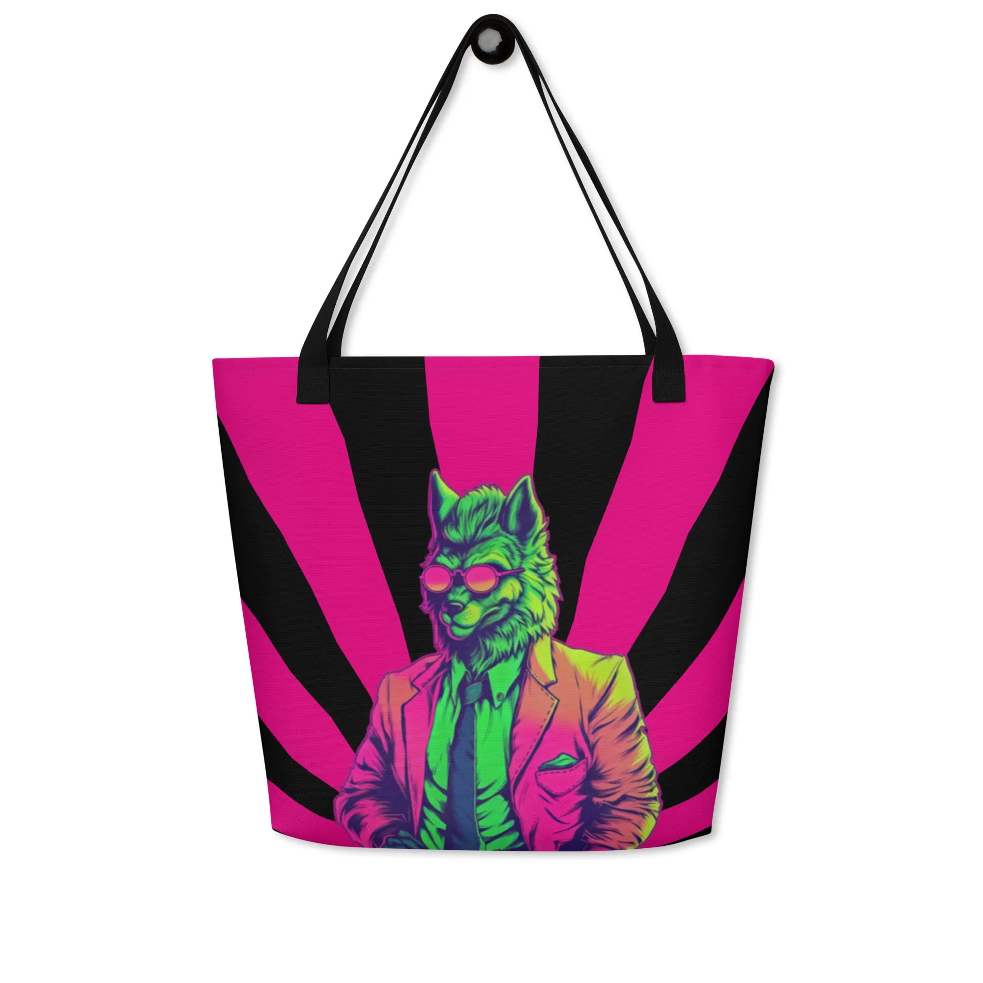Wolf-igure It Out - Large Tote Bag