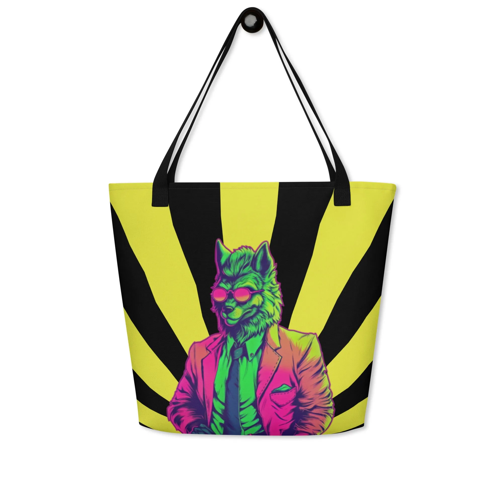 Wolf-igure It Out - Large Tote Bag