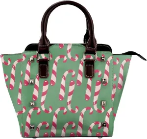 Women Handbag Large Capacity Shoulder Bag Studded Rivet Tote Satchel