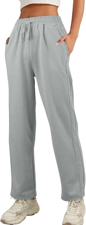 Women Pants Flowy Pants Wide Leg Dress Summer Floral Solid Long Palazzo Lounge Beach Trousers with Pocket Cargo