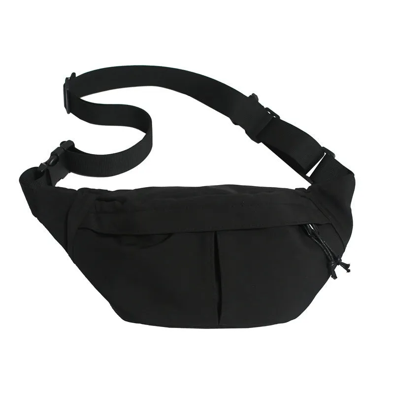 Women's & Men's & Korean Style Solid Color Simple Men's Chest Bags