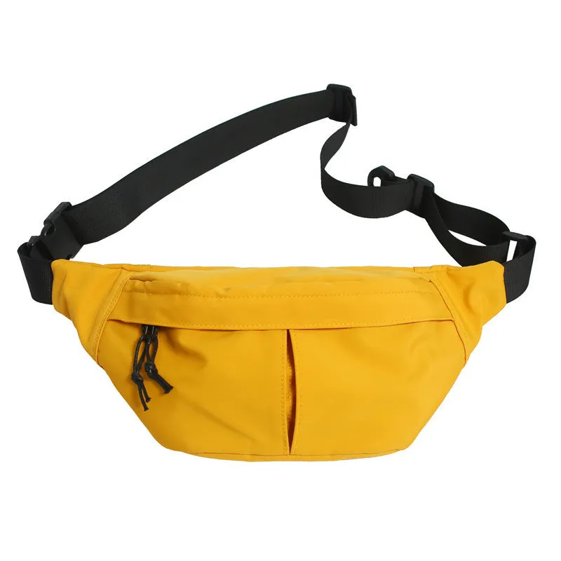 Women's & Men's & Korean Style Solid Color Simple Men's Chest Bags