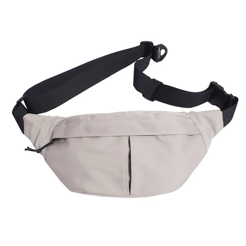 Women's & Men's & Korean Style Solid Color Simple Men's Chest Bags