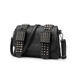 Women's Beautiful Stylish Tide Rivet Skull Bags