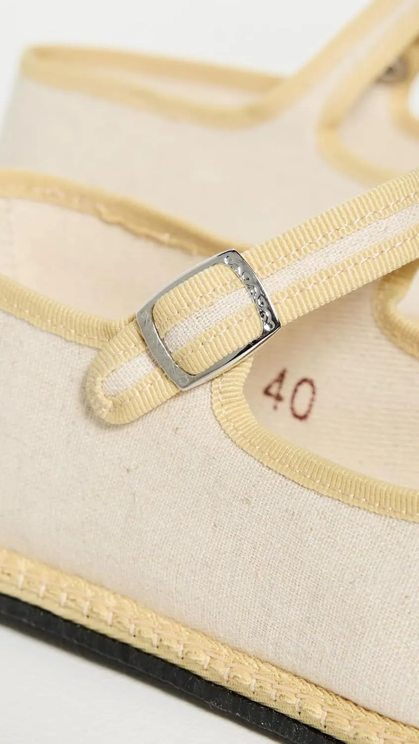 Women's Classic Linen Mary Janes