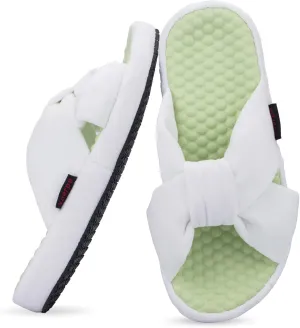 Women's House Slippers | Soft Memory Foam, Massage Beads, Non-Slip Rubber Sole | Cozy Velvet Indoor/Outdoor Slippers | Birthday Gifts & Mother's Day Gifts for Women