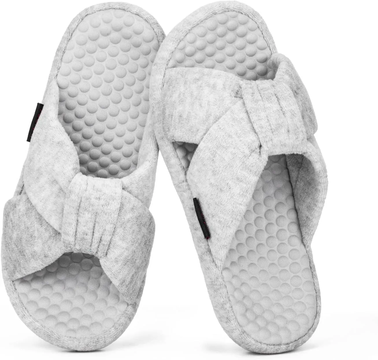 Women's House Slippers | Soft Memory Foam, Massage Beads, Non-Slip Rubber Sole | Cozy Velvet Indoor/Outdoor Slippers | Birthday Gifts & Mother's Day Gifts for Women