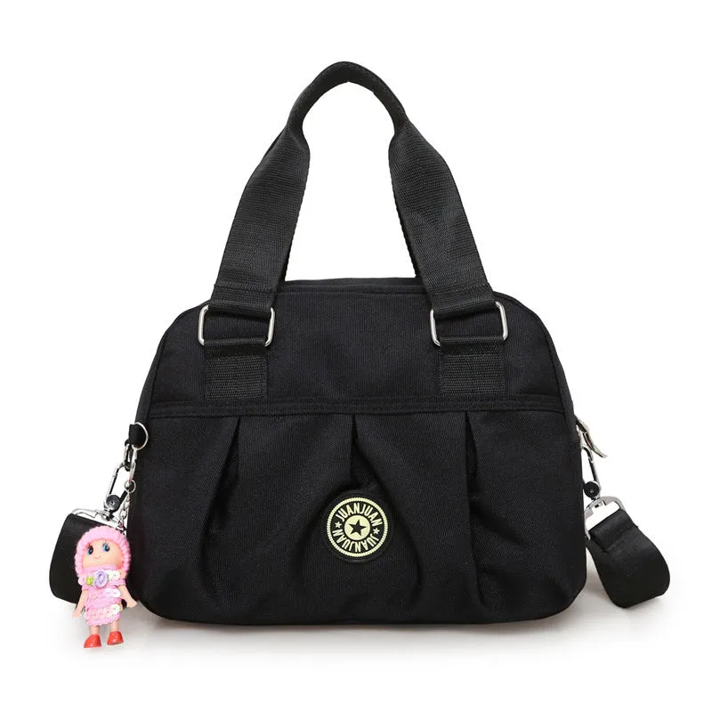Women's Innovative Washed Cloth Korean Style Crossbody Bags