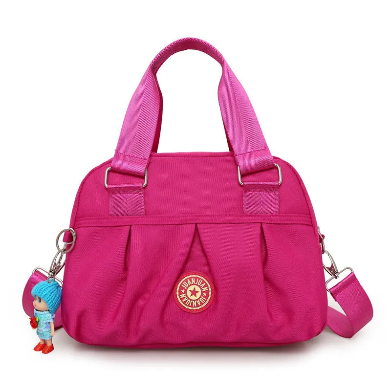 Women's Innovative Washed Cloth Korean Style Crossbody Bags