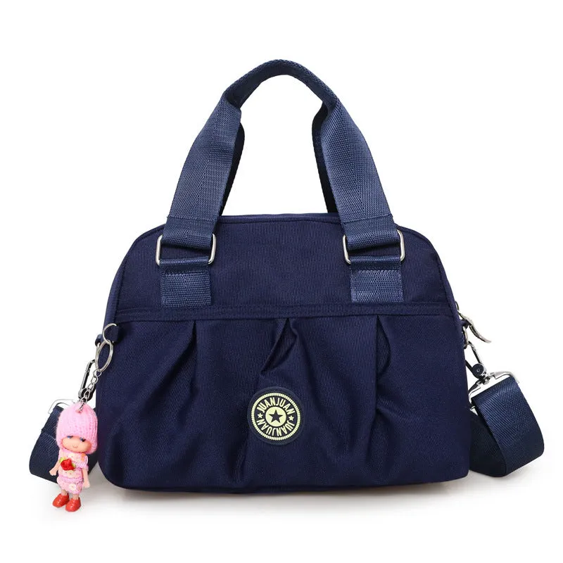 Women's Innovative Washed Cloth Korean Style Crossbody Bags