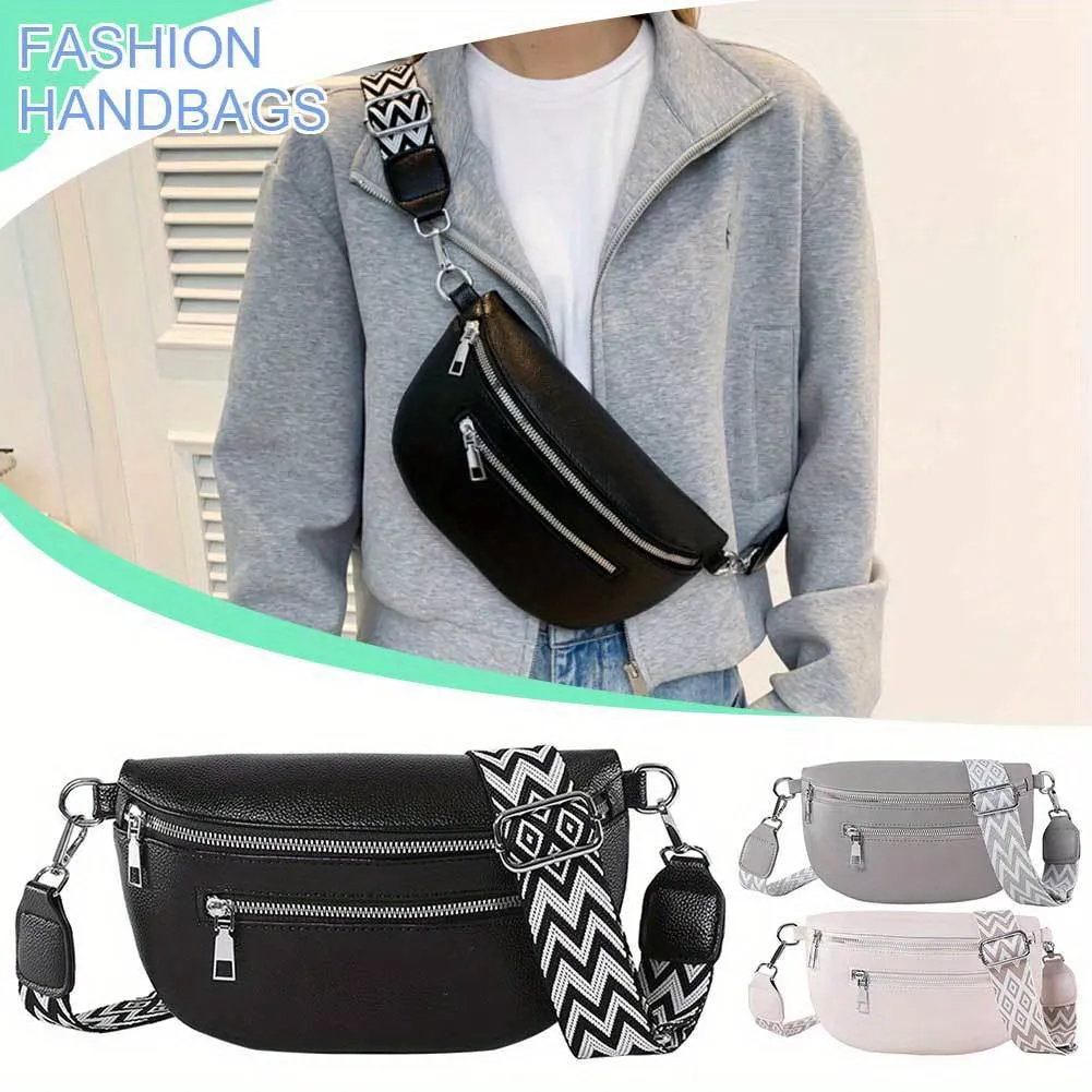 Women's Retro PU Leather Waist Bag