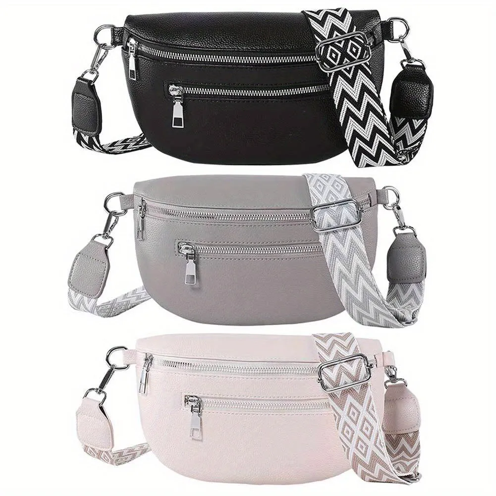 Women's Retro PU Leather Waist Bag