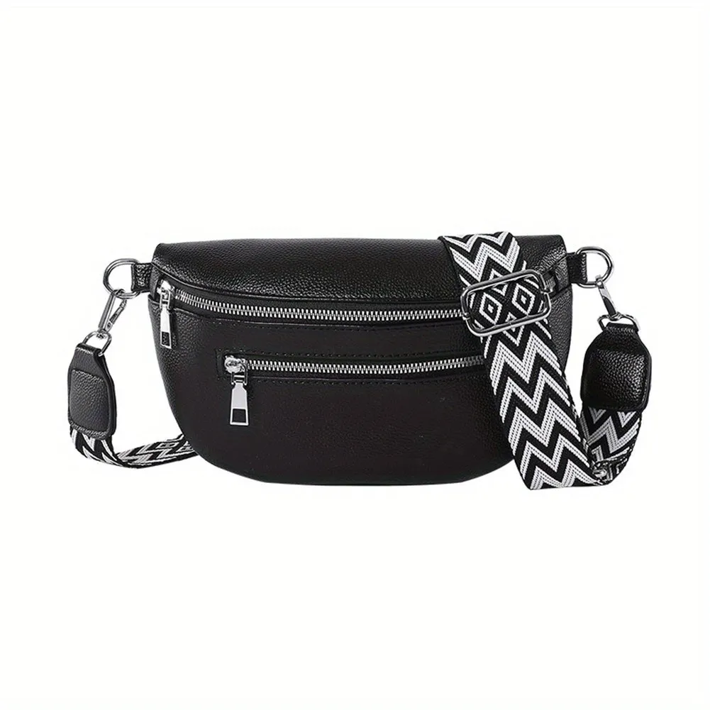 Women's Retro PU Leather Waist Bag