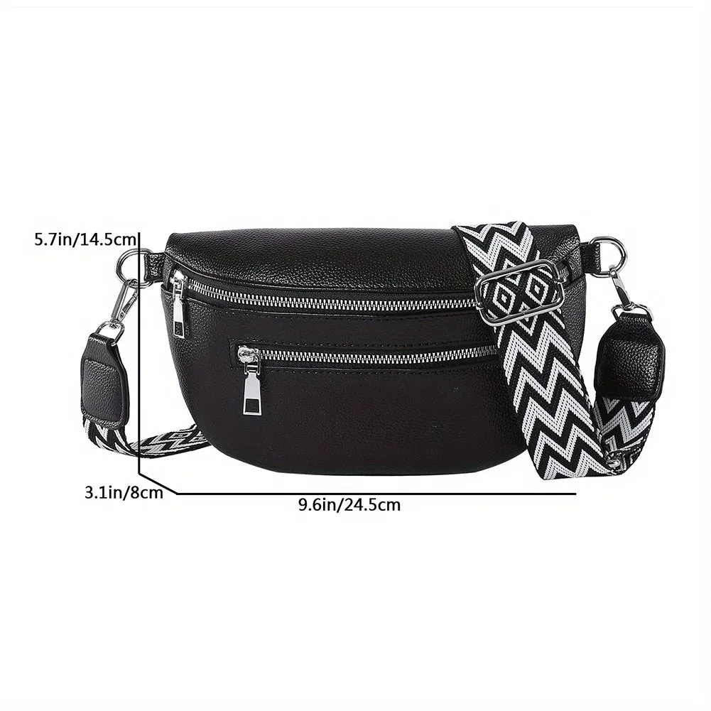 Women's Retro PU Leather Waist Bag