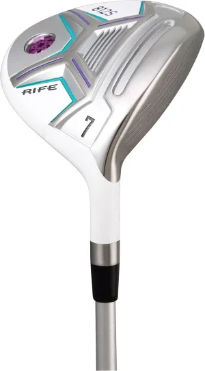 Women's Rife 812s Offset Golf 7 Wood Golf Club, Right Handed Premium Ultra Forgiving Ladies Flex Graphite Shaft with Tour Velvet Grip