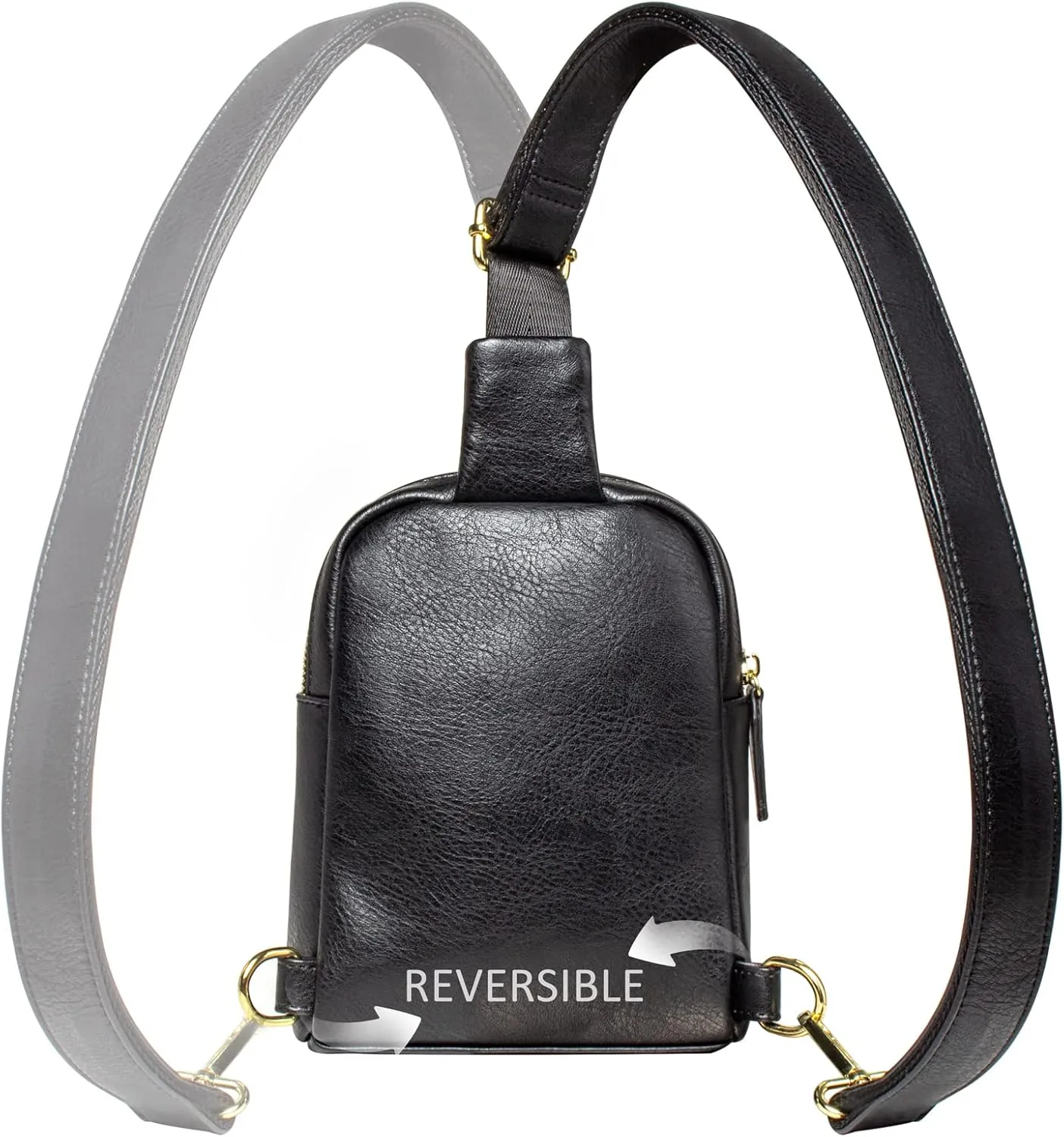 Womens Sling Bag Crossbody Fanny Pack Purse Leather Casual Fashion Travel Daypack Sport Chest Satchel for Women