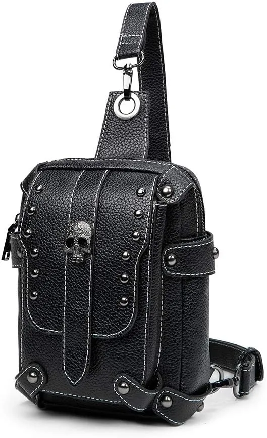 Womens Sling Bag Crossbody Fanny Pack Purse Leather Casual Fashion Travel Daypack Sport Chest Satchel for Women