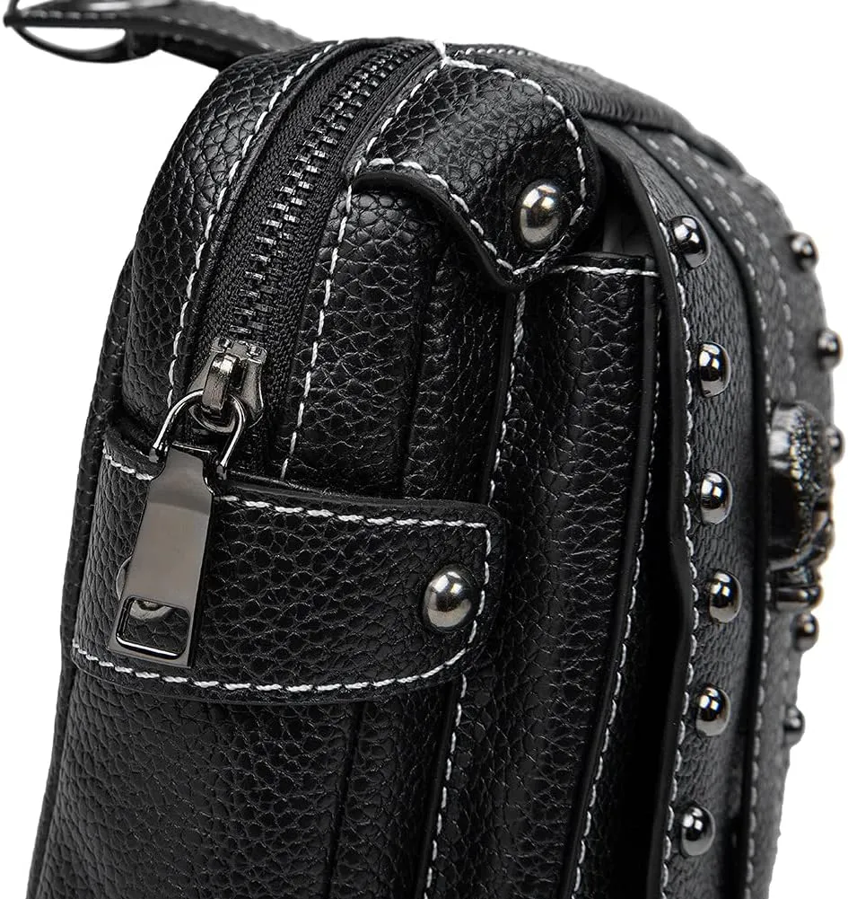 Womens Sling Bag Crossbody Fanny Pack Purse Leather Casual Fashion Travel Daypack Sport Chest Satchel for Women