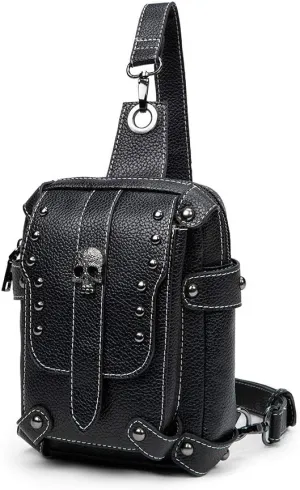 Womens Sling Bag Crossbody Fanny Pack Purse Leather Casual Fashion Travel Daypack Sport Chest Satchel for Women