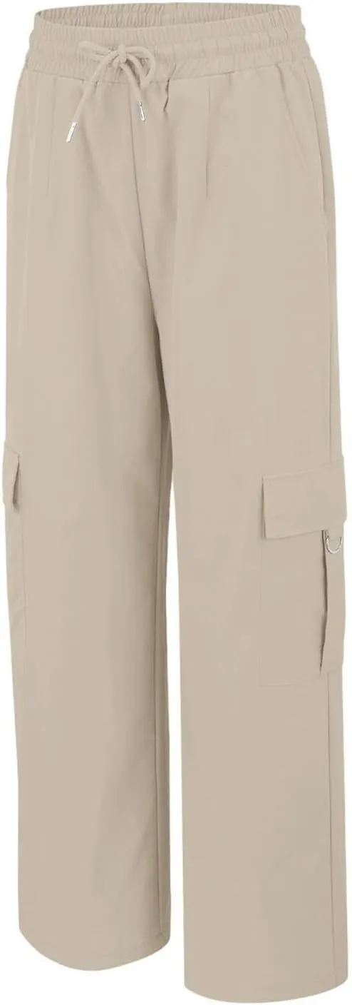 Women's Straight Leg Pants Women's Straight Leg Pants Summer Floral Solid Long Palazzo Lounge Beach Trousers with Pocket