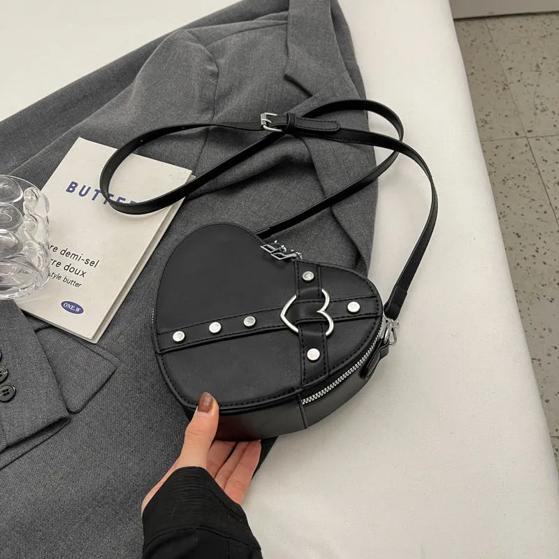 Women's Unique Niche Popular Rivet Western Style Shoulder Bags